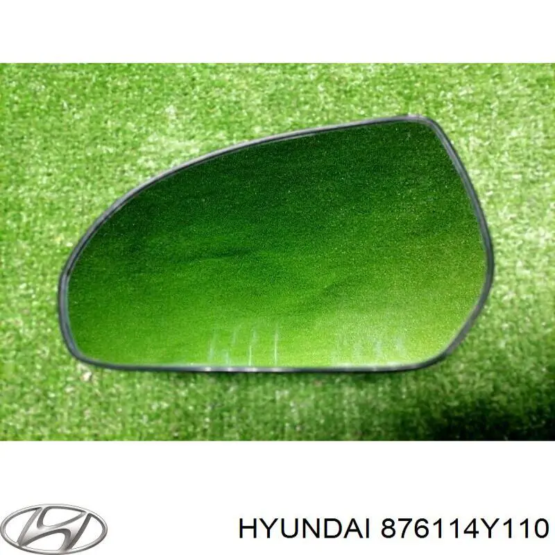 876114y110 Hyundai/Kia cristal de espejo retrovisor exterior izquierdo