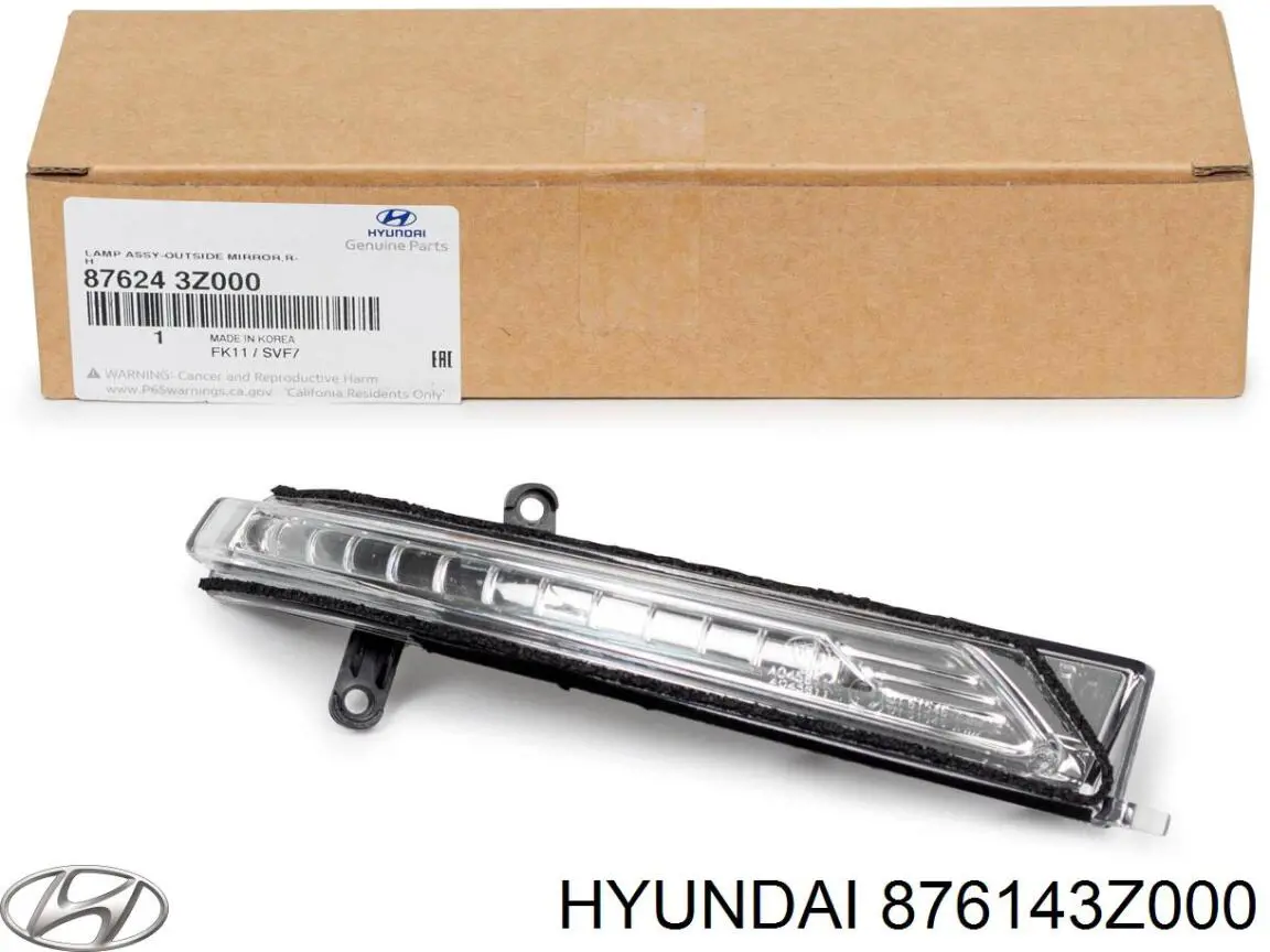 Luz indicadora izquierdo Hyundai/Kia 876143Z000