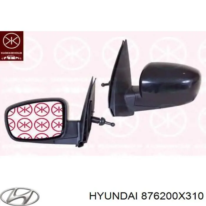 Espejo derecho Hyundai I10 PA