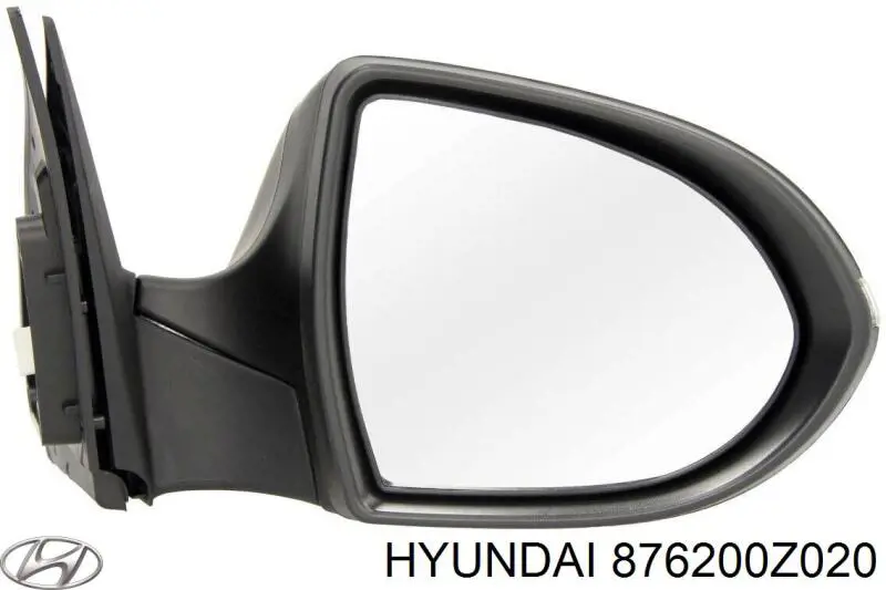 876203U210 Hyundai/Kia espejo retrovisor derecho