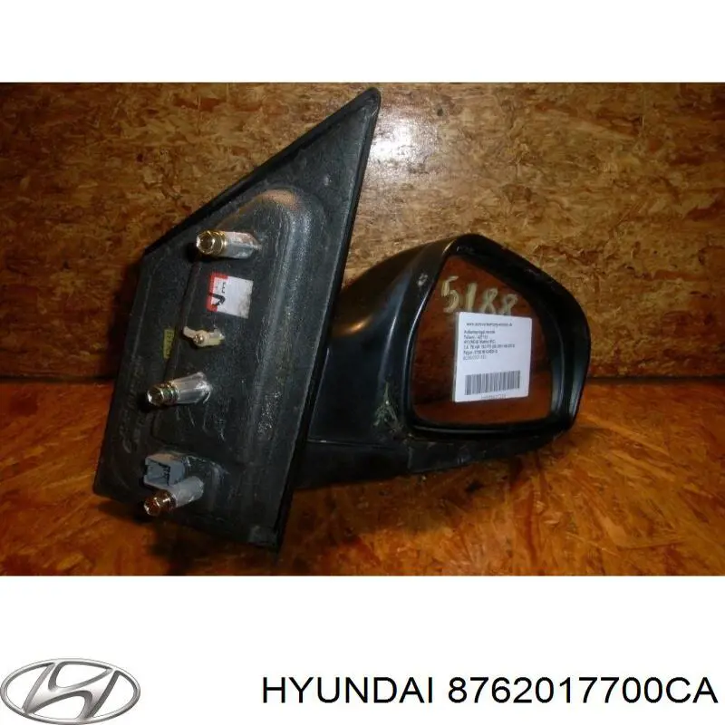 Espejo retrovisor derecho Hyundai/Kia 8762017700CA precio, desde 55,18 EUR