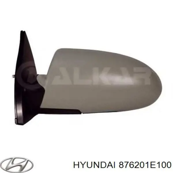 Espejo retrovisor derecho Hyundai/Kia 876201E100 precio, desde 69,42 EUR