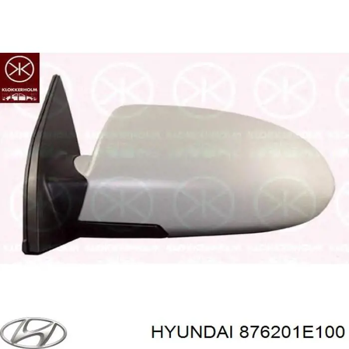 Comprar 876201E100 Hyundai/Kia Espejo de retrovisor derecho