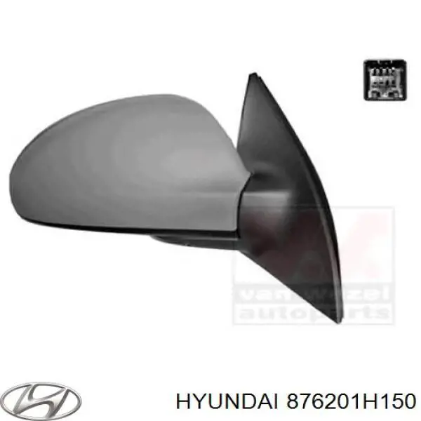 Espejo retrovisor derecho Hyundai/Kia 876201H150 precio, desde 56,63 EUR