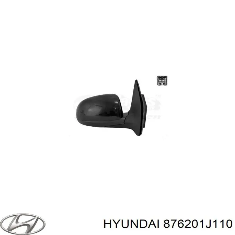 876201J110 Hyundai/Kia espejo retrovisor derecho