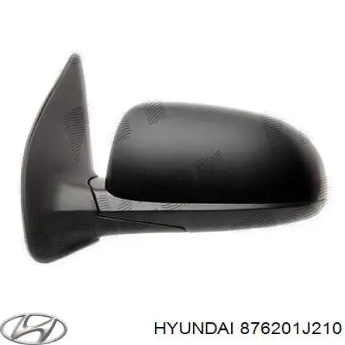 876201J210 Hyundai/Kia espejo retrovisor derecho