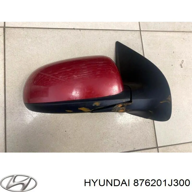 876201J300 Hyundai/Kia espejo retrovisor derecho