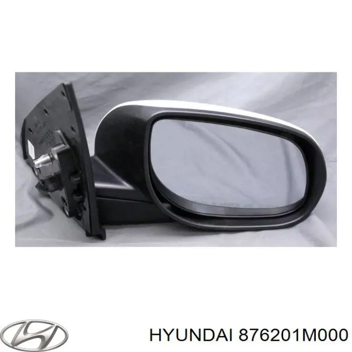 876201M000 Hyundai/Kia espejo retrovisor derecho