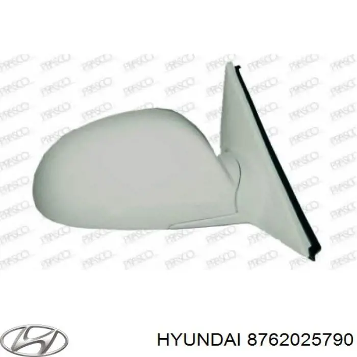 8762025790 Chrysler espejo retrovisor derecho