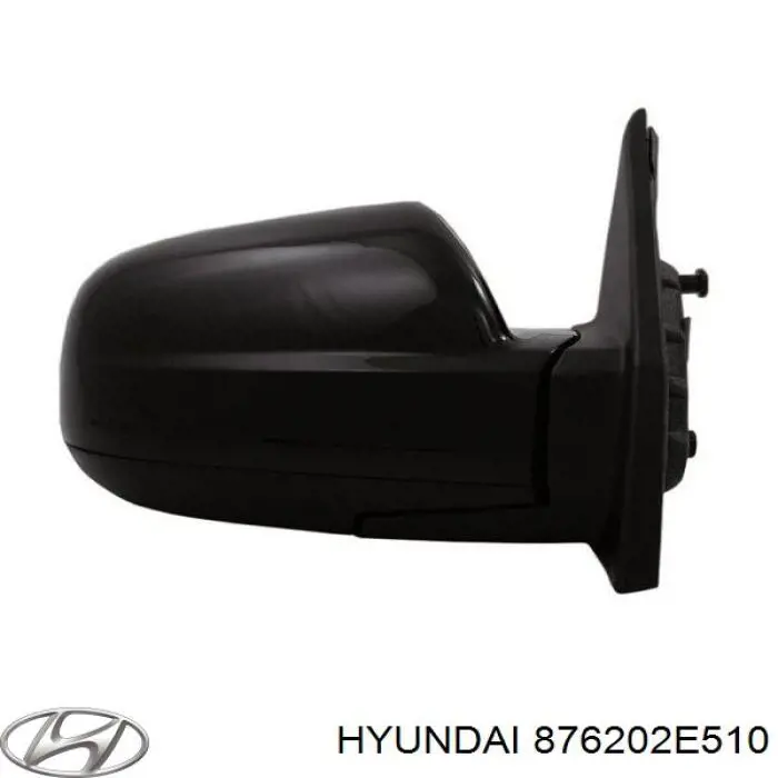 876202E510 Hyundai/Kia espejo retrovisor derecho