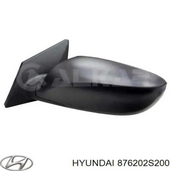 876202S200 Hyundai/Kia espejo retrovisor derecho