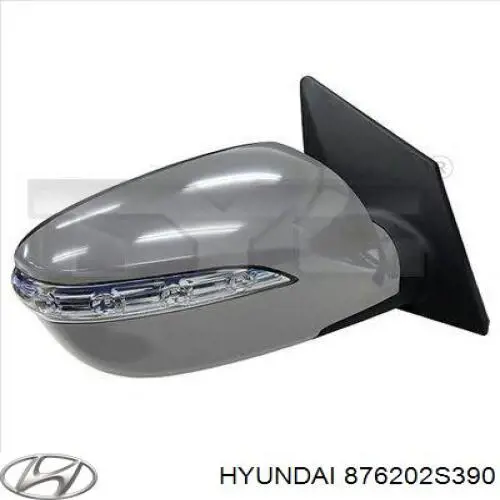 Espejo retrovisor derecho Hyundai/Kia 876202S390 precio, desde 166,83 EUR