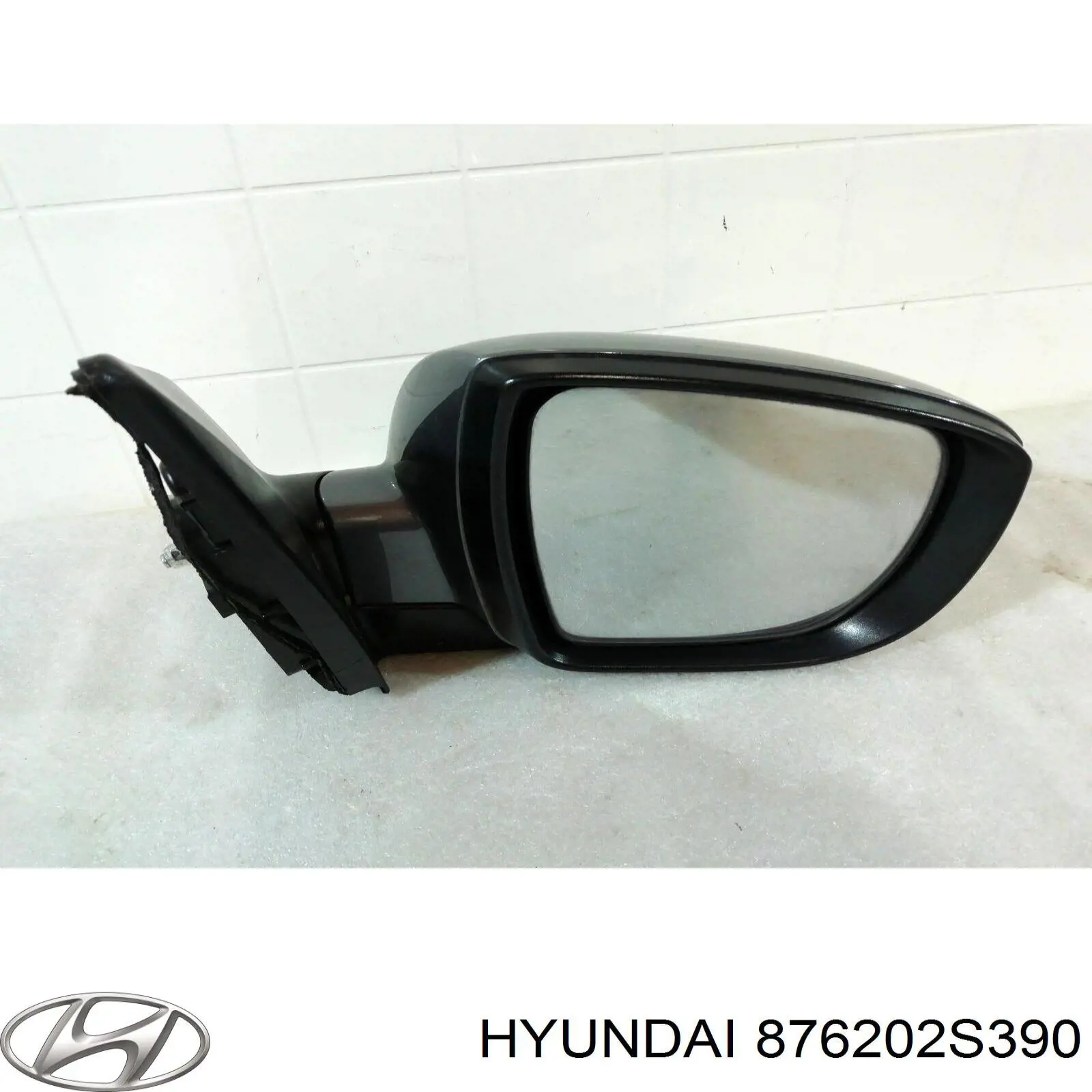 876202S390 Hyundai/Kia espejo retrovisor derecho