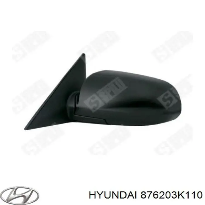 876203K110 Hyundai/Kia espejo retrovisor derecho