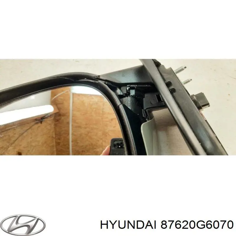 87620G6070 Hyundai/Kia Espejo derecho