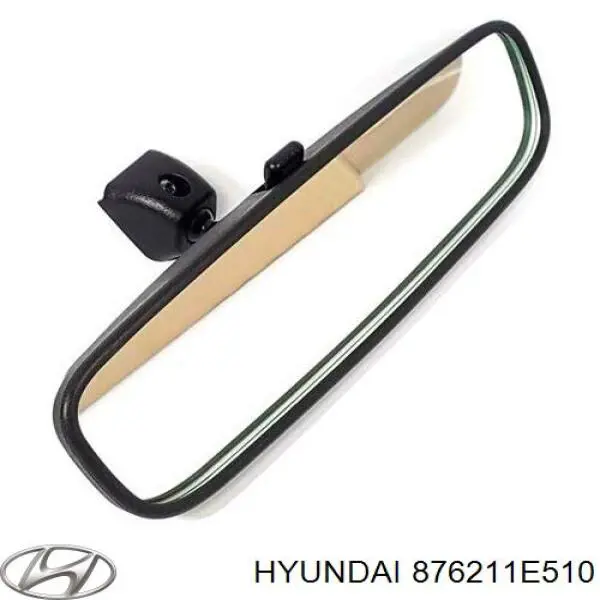 876211E510 Hyundai/Kia cristal de espejo retrovisor exterior derecho