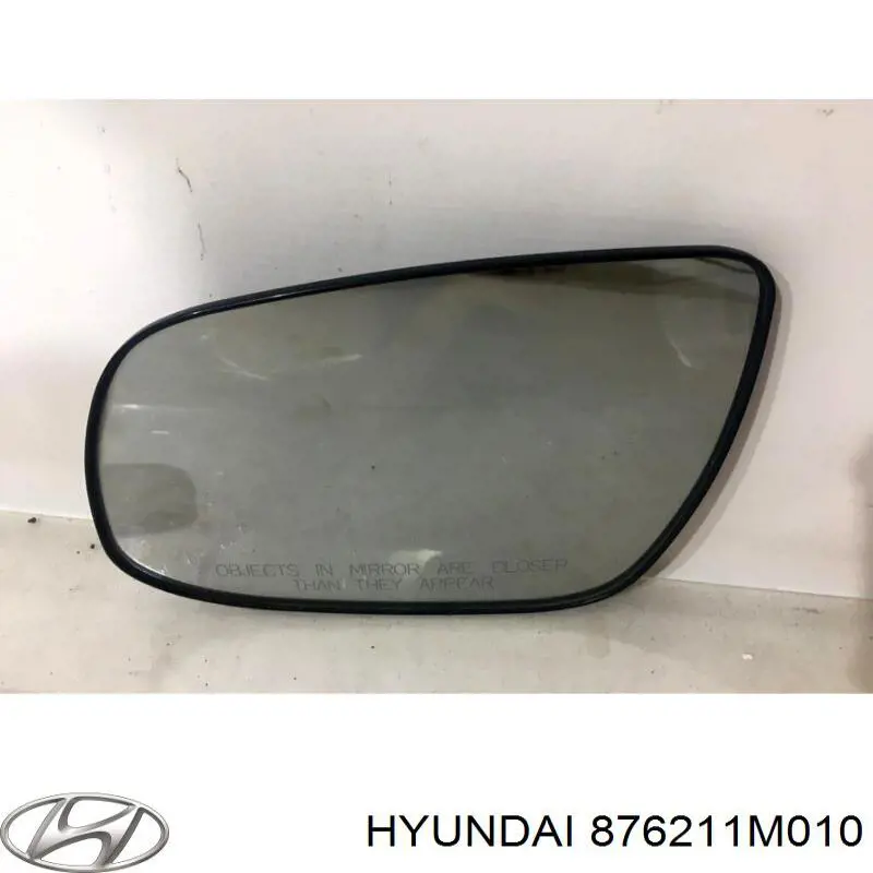 876211M010 Hyundai/Kia cristal de espejo retrovisor exterior derecho