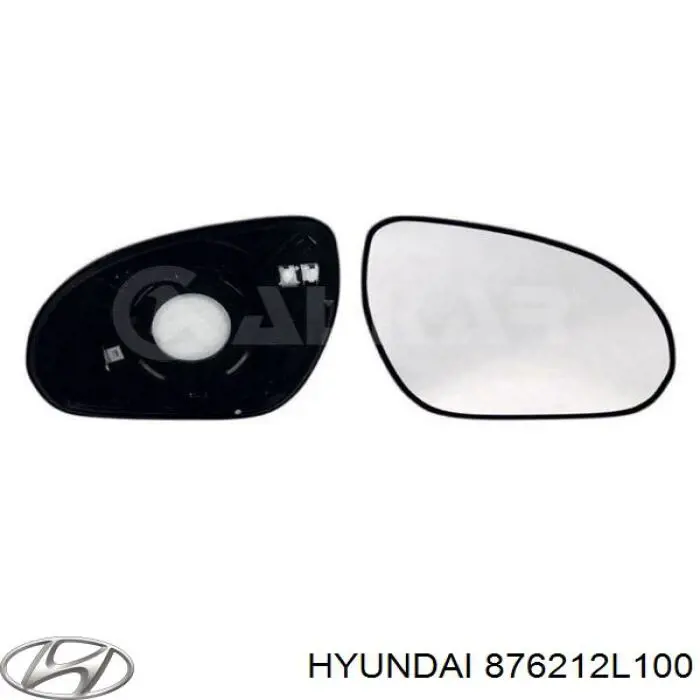 Cristal de espejo retrovisor derecho Hyundai/Kia 876212L100 precio, desde 19,32 EUR