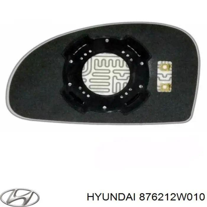 Cristal de retrovisor exterior derecho para Hyundai Santa Fe (DM)