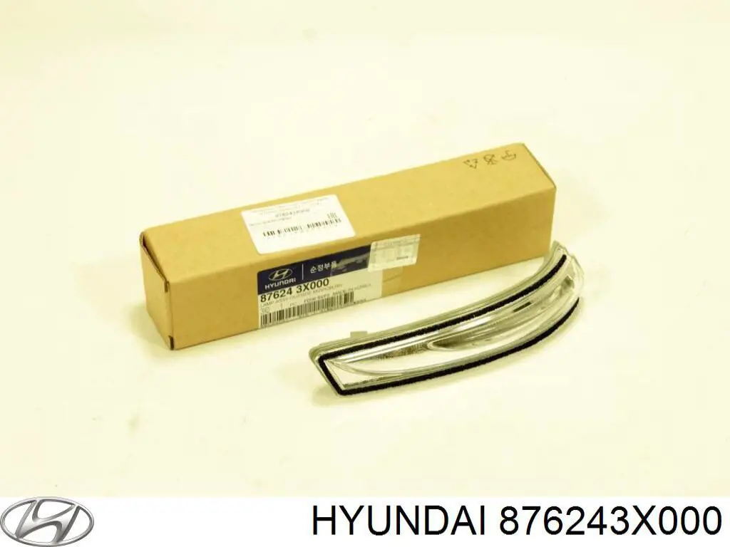 876243X000 Hyundai/Kia luz intermitente de retrovisor exterior derecho