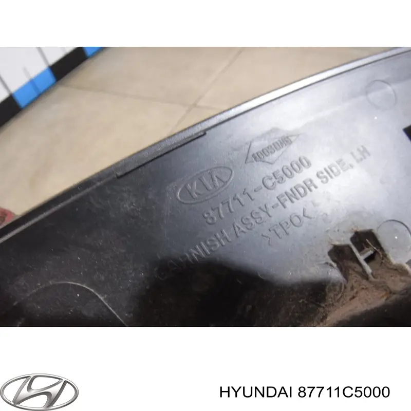 Extensión de aleta delantera izquierda Hyundai/Kia 87711C5000 precio, desde 53,62 EUR