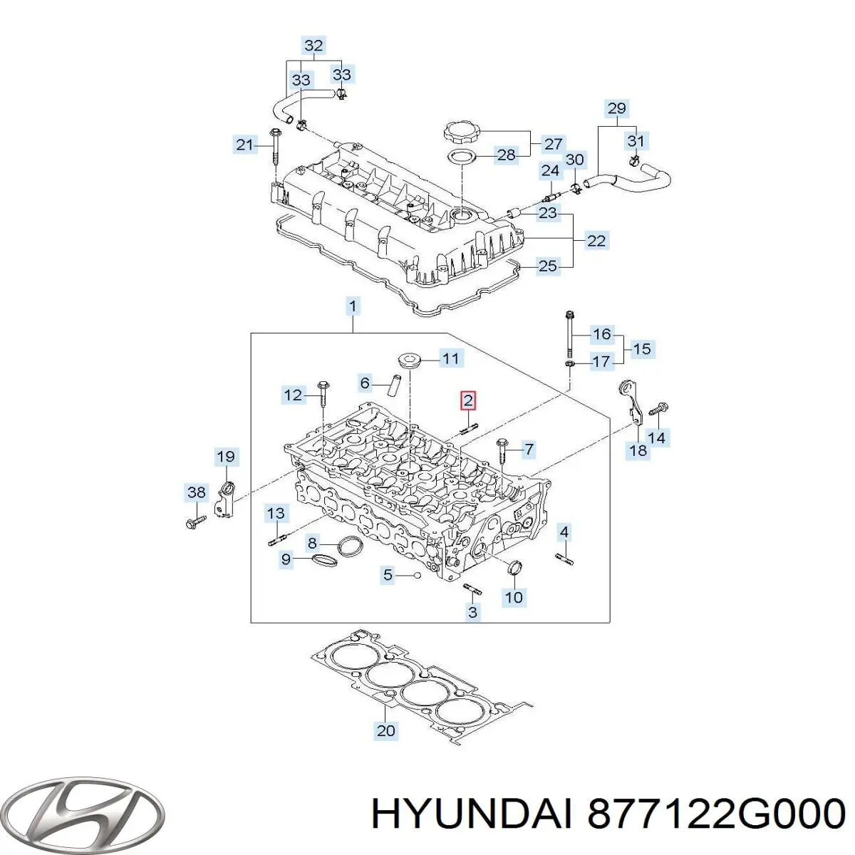 877122G000 Hyundai/Kia moldura de la puerta delantera derecha