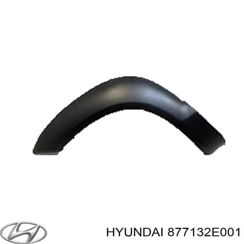 877132E001 Hyundai/Kia ensanchamiento, guardabarros delantero izquierdo