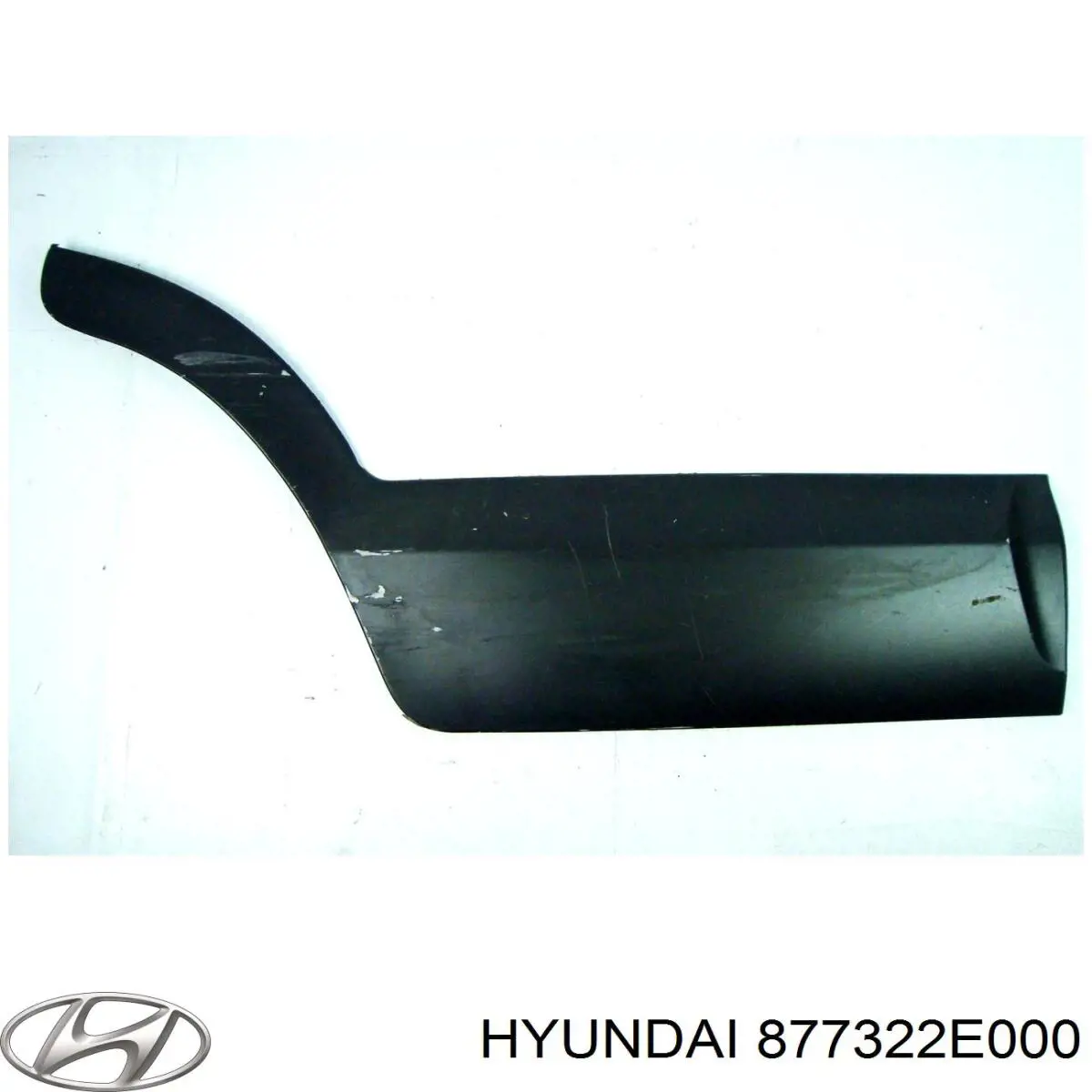 877322E000 Hyundai/Kia moldura de puerta trasera izquierda