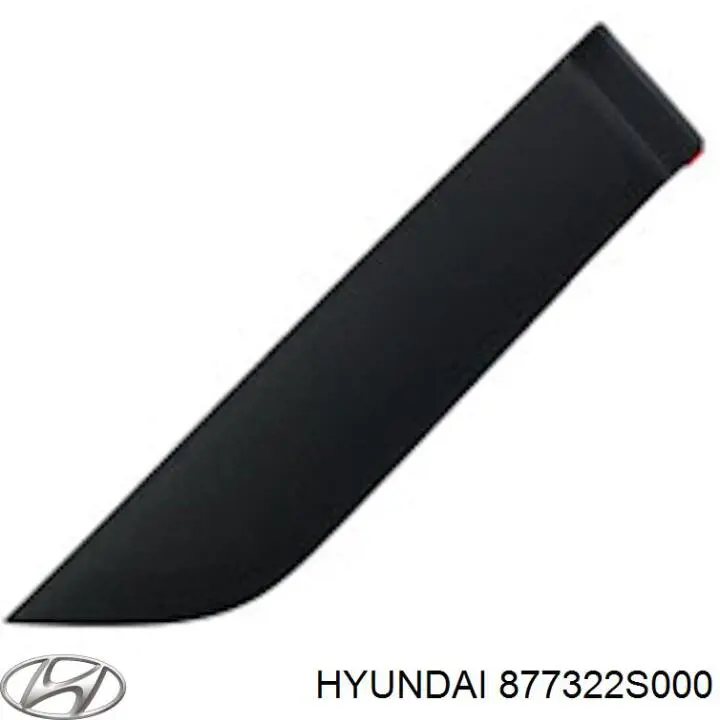 877322S000 Hyundai/Kia Revestimiento de la puerta trasera derecha