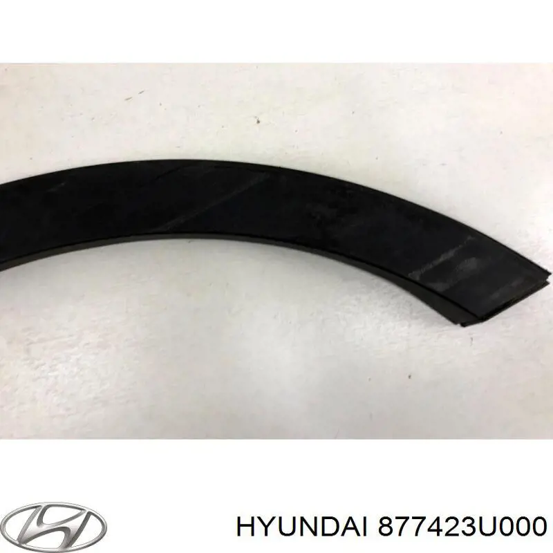Moldura del guardabarros trasero derecho 877423U000 Hyundai/Kia