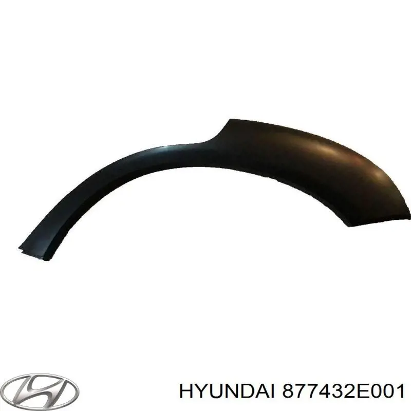 Moldura de guardabarros trasero izquierdo Hyundai/Kia 877432E001 precio, desde 175,72 EUR