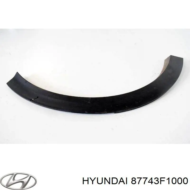 Extensión de la aleta trasera izquierda 87743F1000 Hyundai/Kia