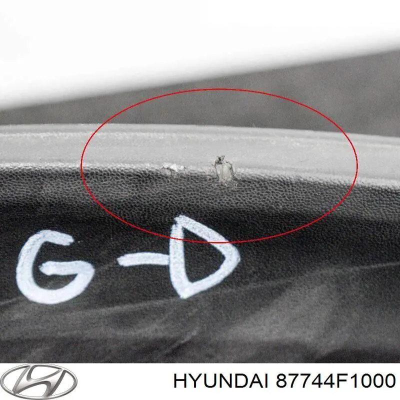 87744F1000 Hyundai/Kia Extensión de la aleta trasera derecha