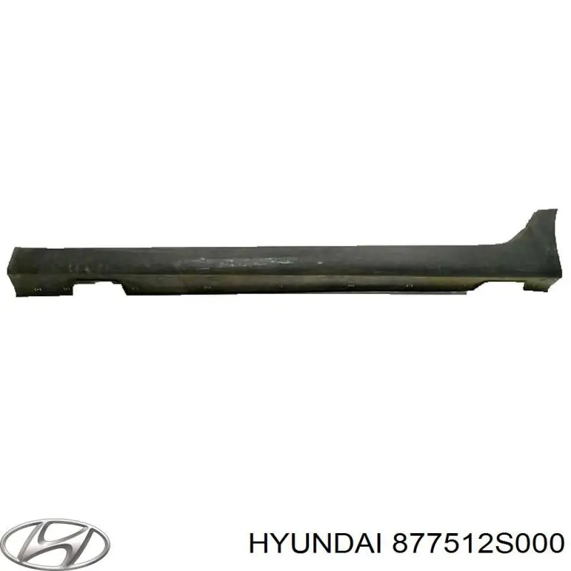 Protector de umbral exterior izquierda para Hyundai Ix35 (LM)