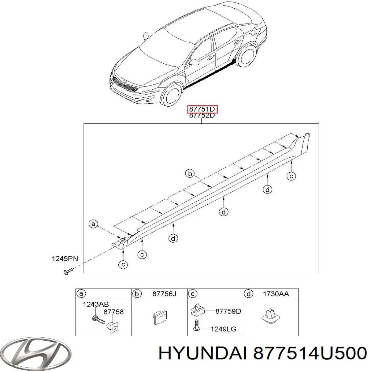 877514U500 Hyundai/Kia