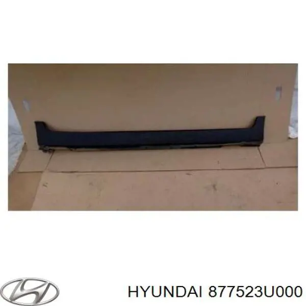 Moldura de umbral exterior derecha Hyundai/Kia 877523U000