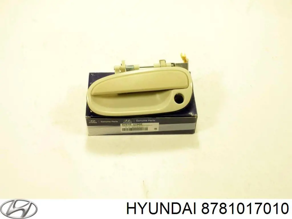 8781017010 Hyundai/Kia ventanilla costado superior izquierda (lado maletero)