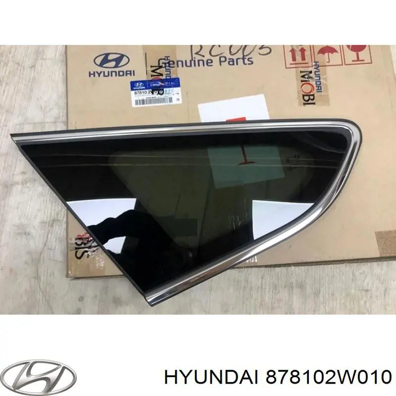 878102W010 Hyundai/Kia ventanilla costado superior izquierda (lado maletero)