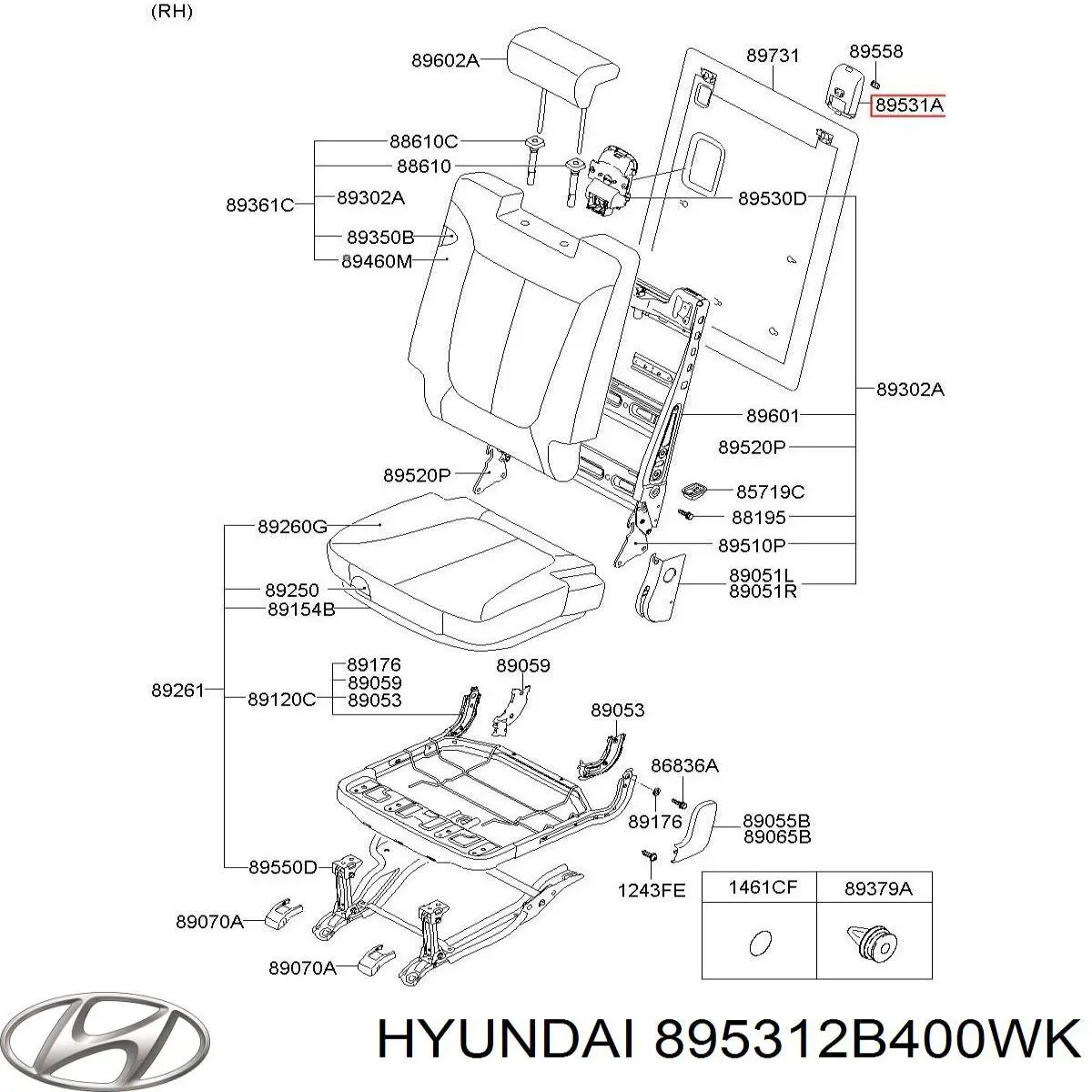 895312B400WK Hyundai/Kia