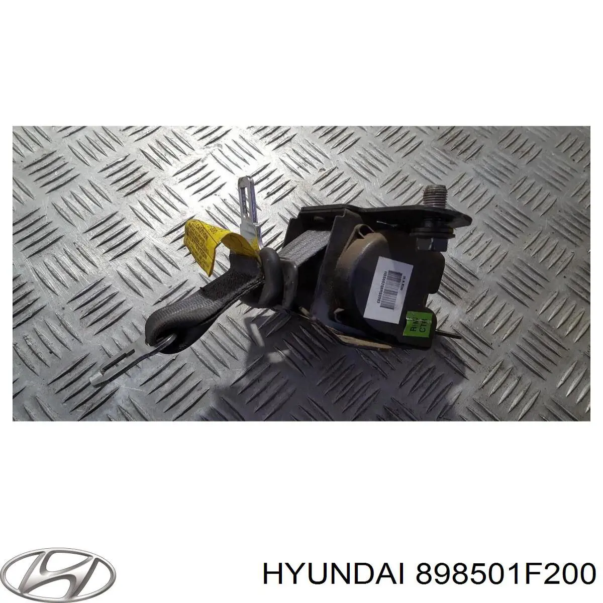 Comprar 898501F200 Hyundai/Kia Cinturón de seguridad trasero central