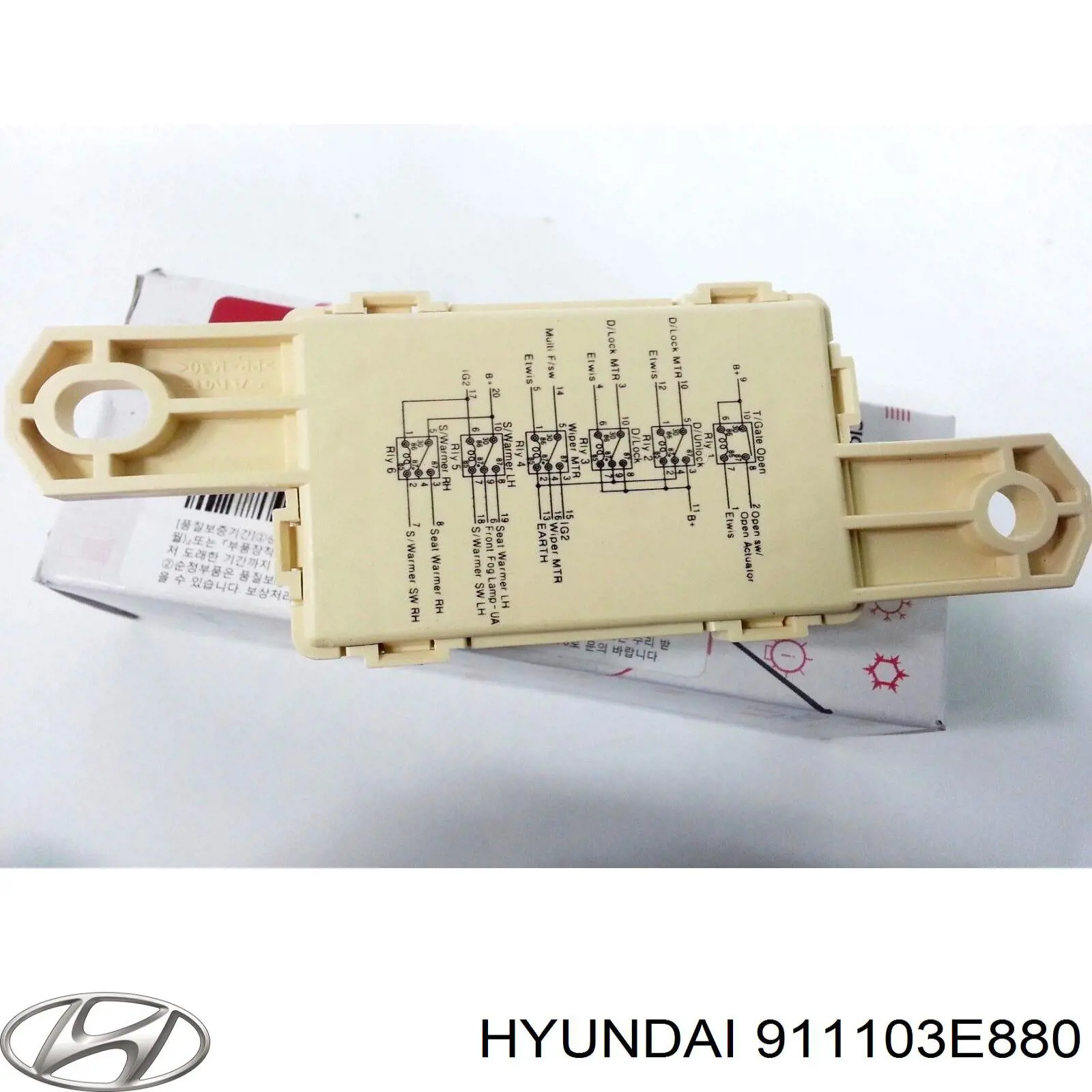 Comprar 911103E880 Hyundai/Kia Relé de calefacción de asiento