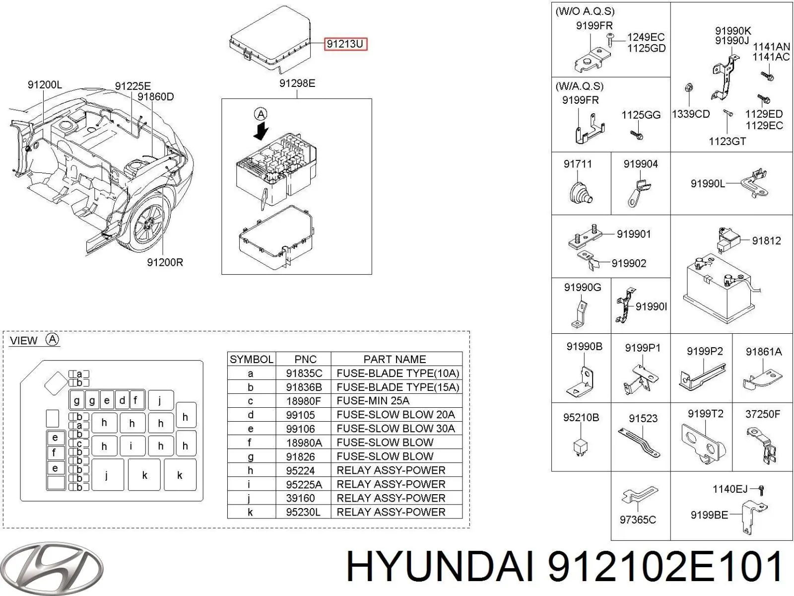 912102E101 Hyundai/Kia