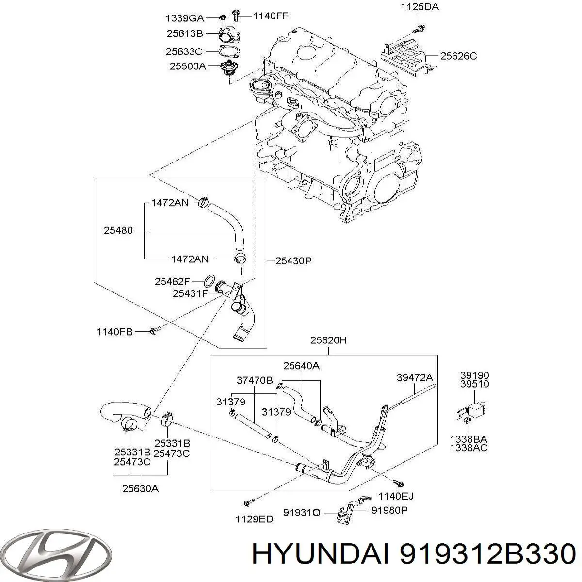  Hyundai/Kia 919312B330 precio, desde  