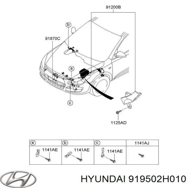 Cubierta, caja de fusibles para Hyundai I30 (FD)