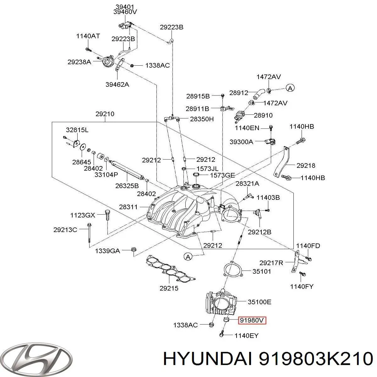 919803K210 Hyundai/Kia