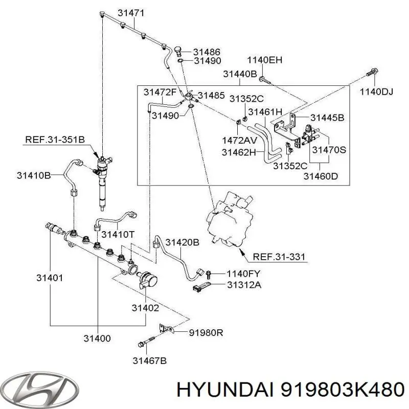  Hyundai/Kia 919803K480 precio, desde  