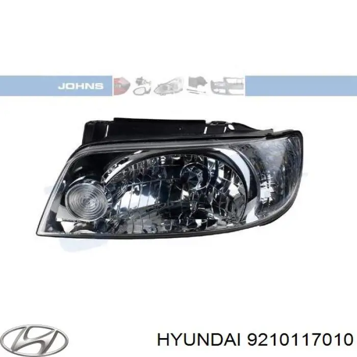 Faro izquierdo 9210117000 Hyundai/Kia