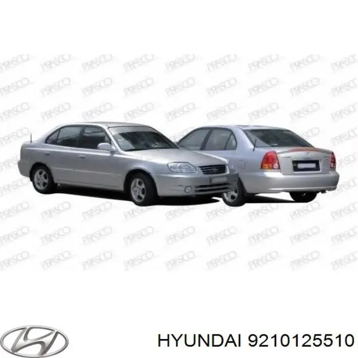 9210125533 Hyundai/Kia faro izquierdo