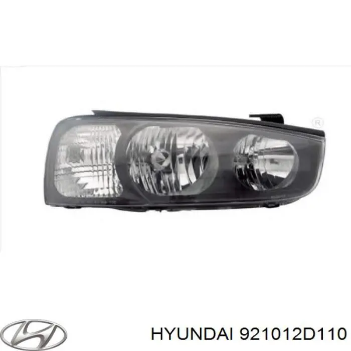 Faro izquierdo 921012D110 Hyundai/Kia