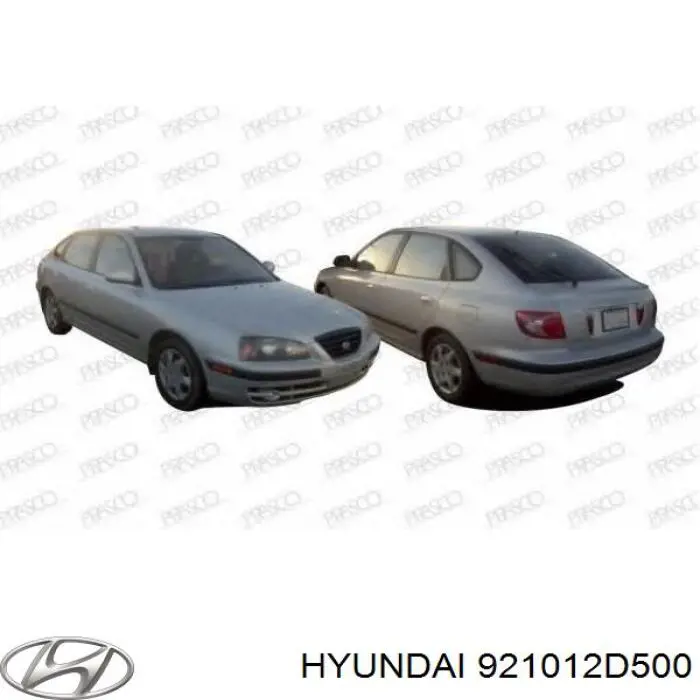 921012D500 Hyundai/Kia faro izquierdo